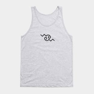Cancer and Aquarius Double Zodiac Horoscope Signs Tank Top
